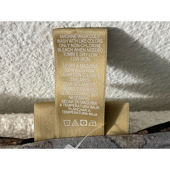 Miss Tina by Tina Knowles Large Leopard Print Wrap Dress Scoop Neck - Picture 9 of 11